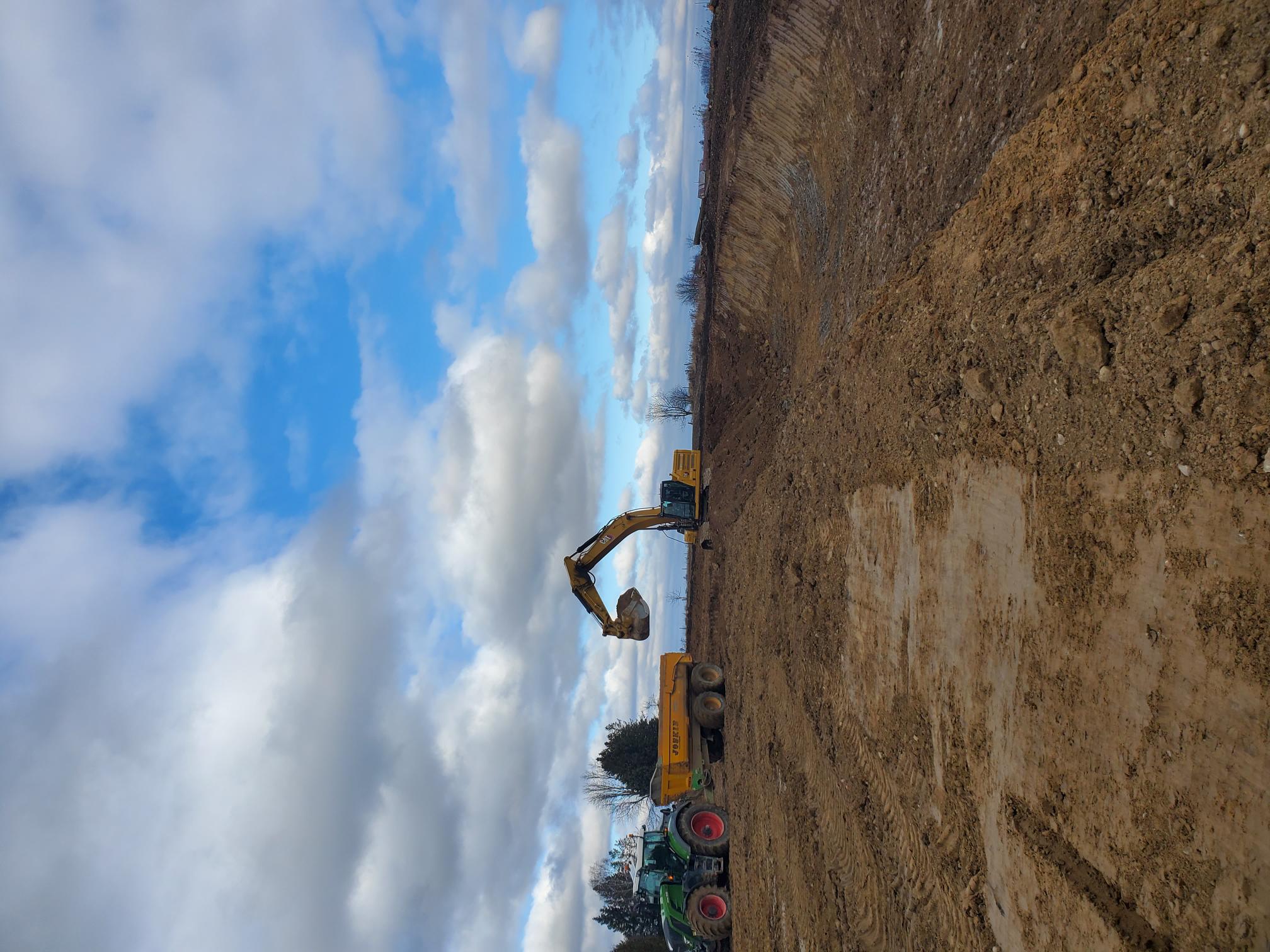 Stormwater Management Pond Excavation