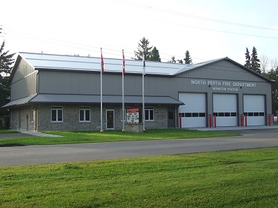 Front view of Monkton Fire Station